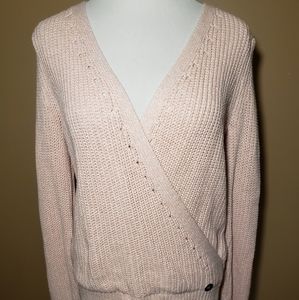 Abercrombie and Fitch womens baby pink sweater XS